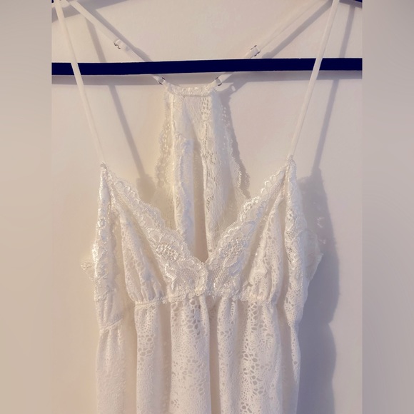 In Bloom Women’s Lace Slip Night Dress Sheer Lingerie - Picture 3 of 7